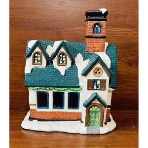 The Christmas Collectibles Seymour Mann Ceramic Victorian House - No Lights